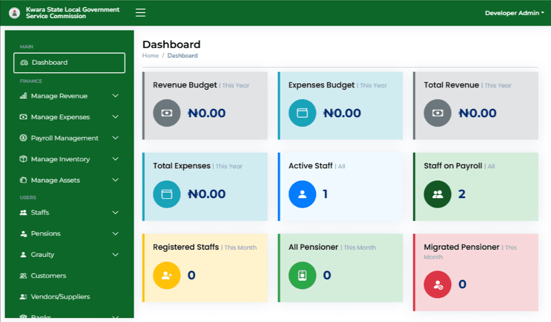 Kwara State Accounting Software